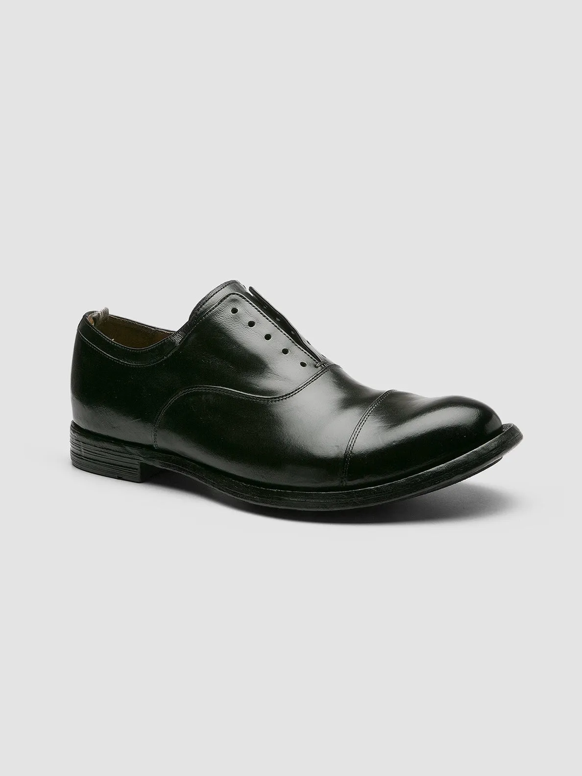 ANATOMIA 015 - Black Leather Oxford Shoes