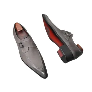 Arbiol LUXX 2 - Elegant Red bottom Monkstrap shoes for men