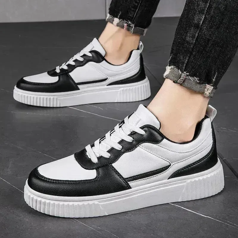 Autumn New Breathable White Shoes For Students Trendy All-Match Platform Sports Casual sneakers for men