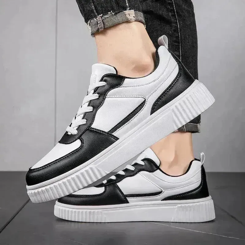 Autumn New Breathable White Shoes For Students Trendy All-Match Platform Sports Casual sneakers for men