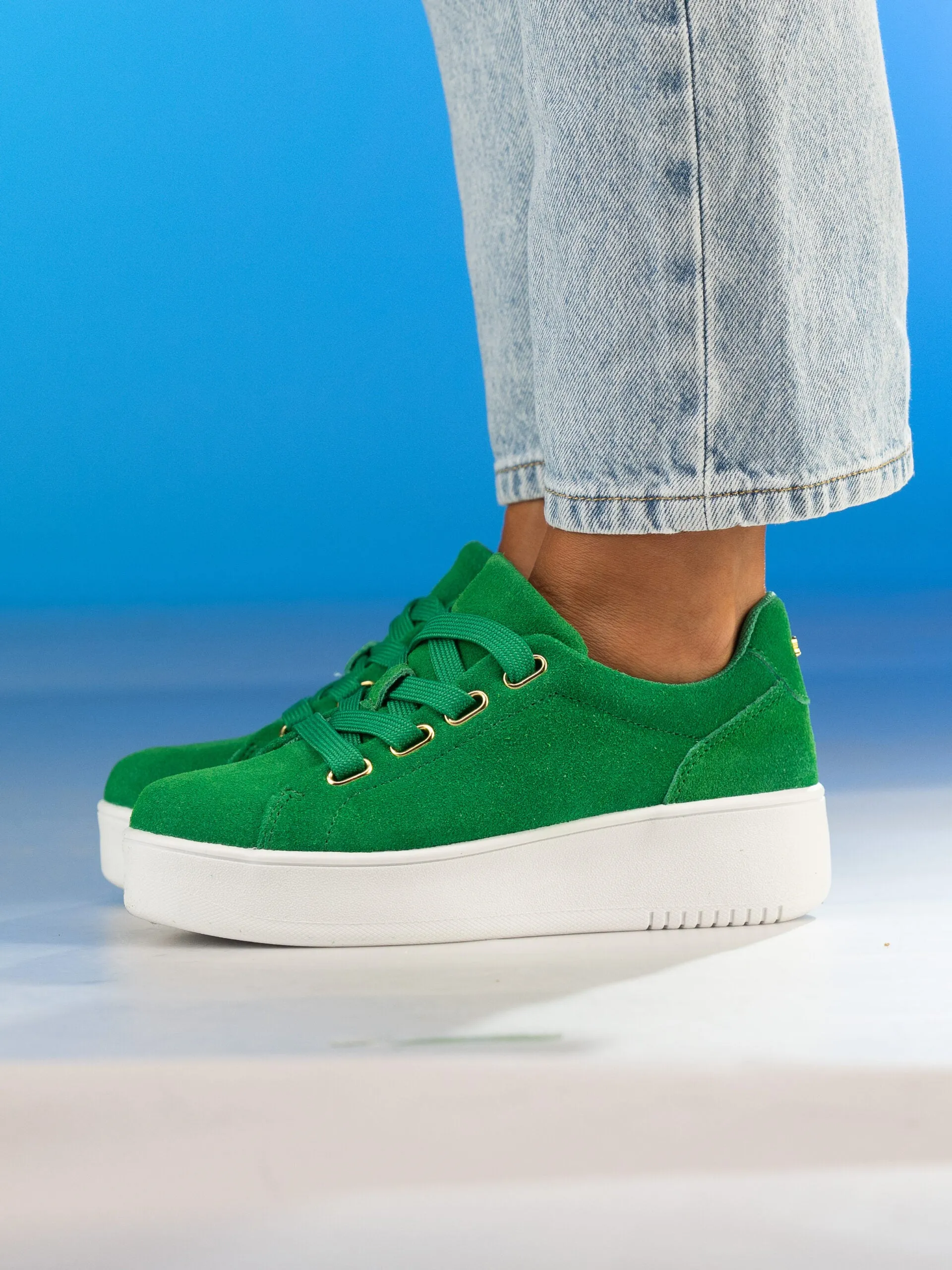 Avanti - Green Suede