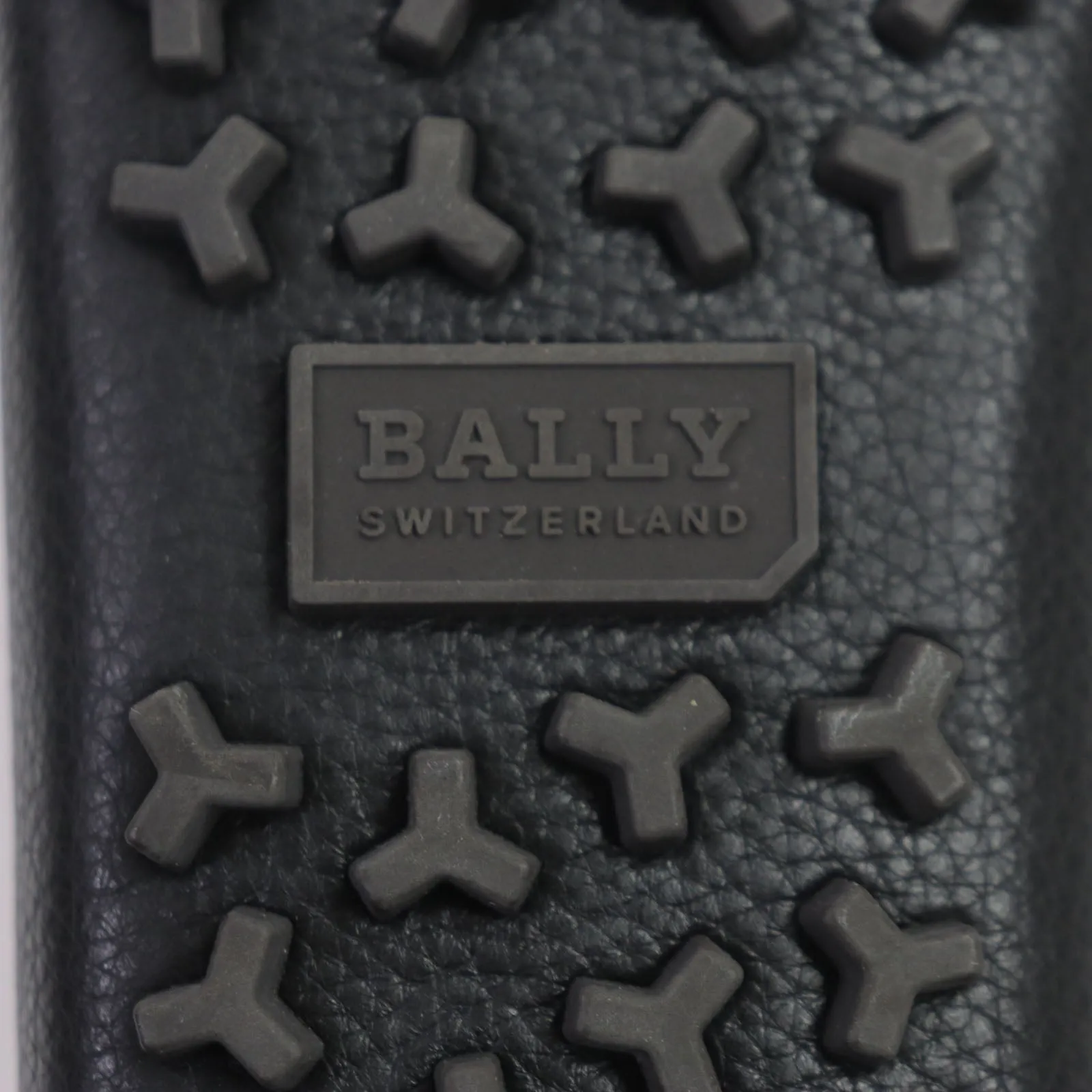 Bally Leather Logo Metal Loafers Shoes