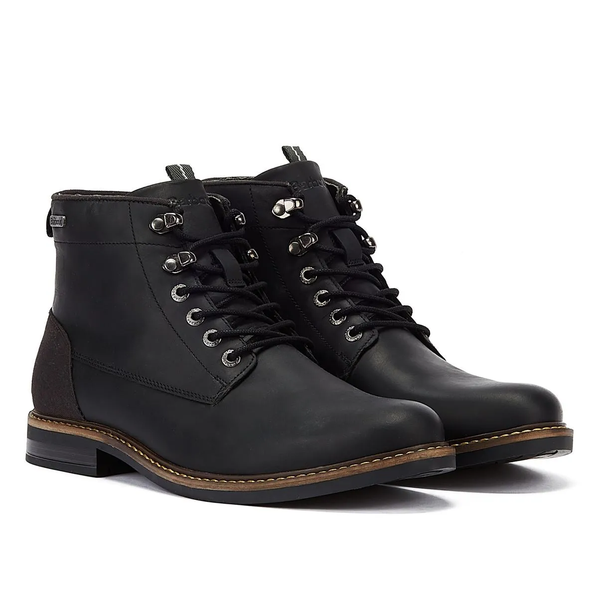 Barbour Deckham Mens Black Boots