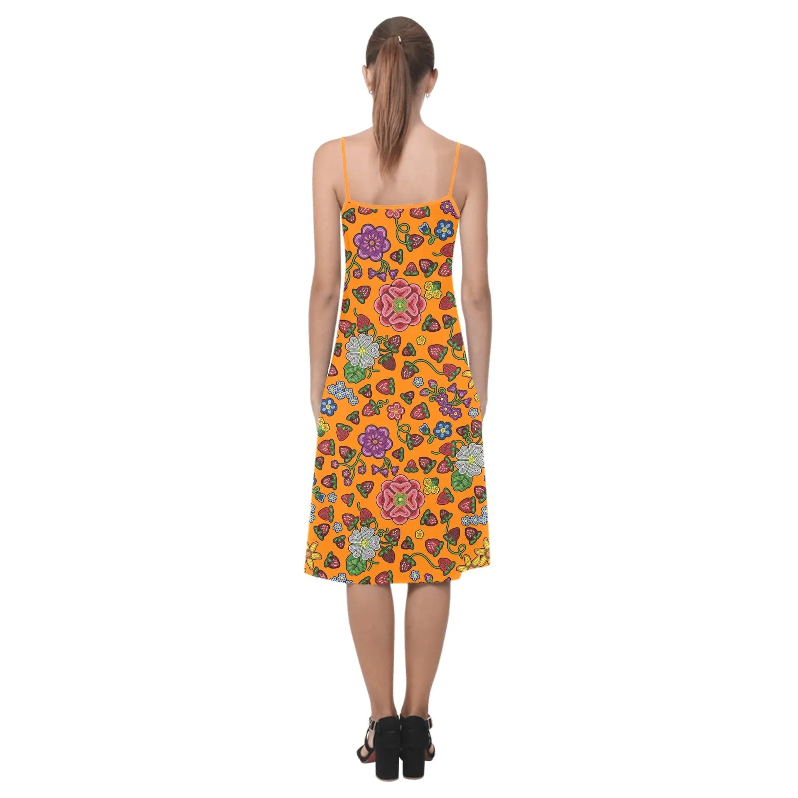 Berry Pop Carrot Alcestis Slip Dress