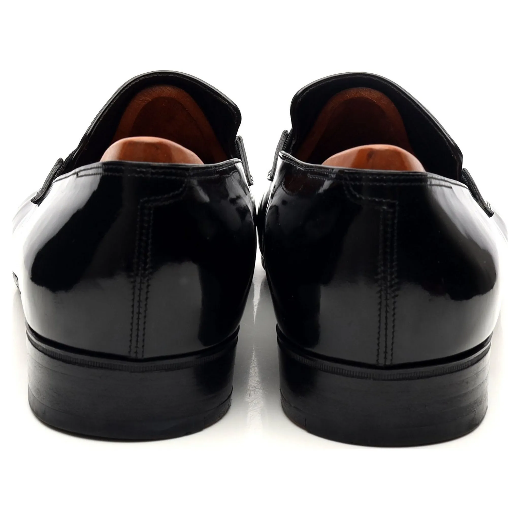 Bespoke Black Patent Leather Loafers UK 9.5 / UK 10