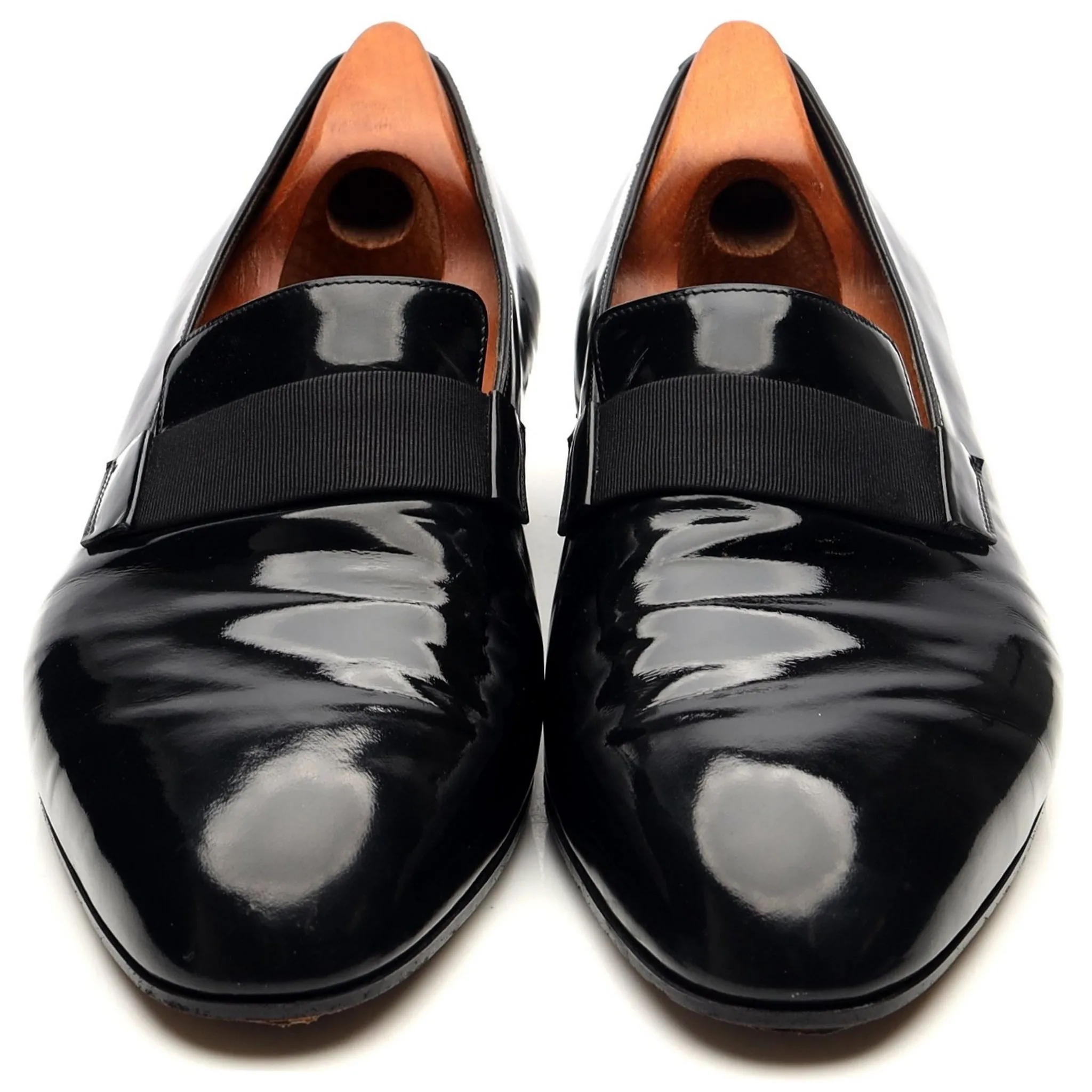 Bespoke Black Patent Leather Loafers UK 9.5 / UK 10