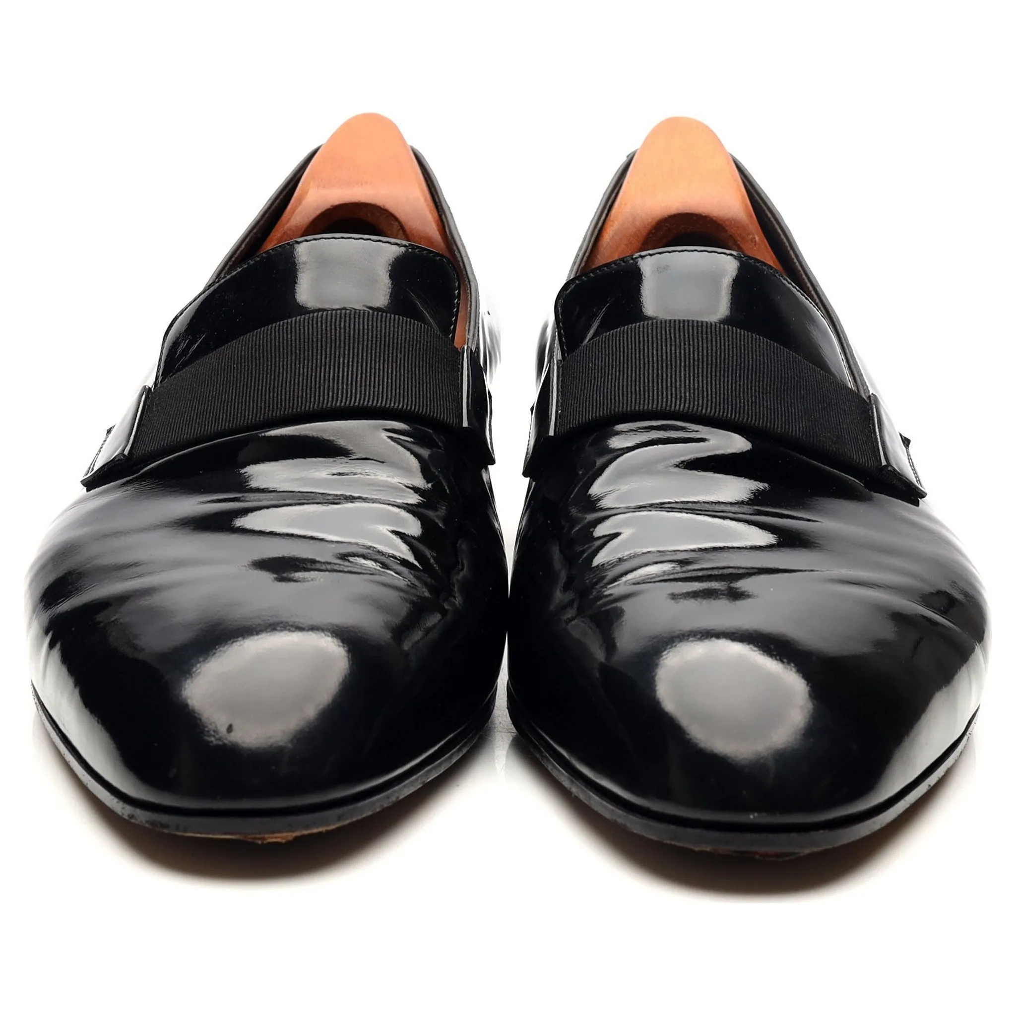 Bespoke Black Patent Leather Loafers UK 9.5 / UK 10