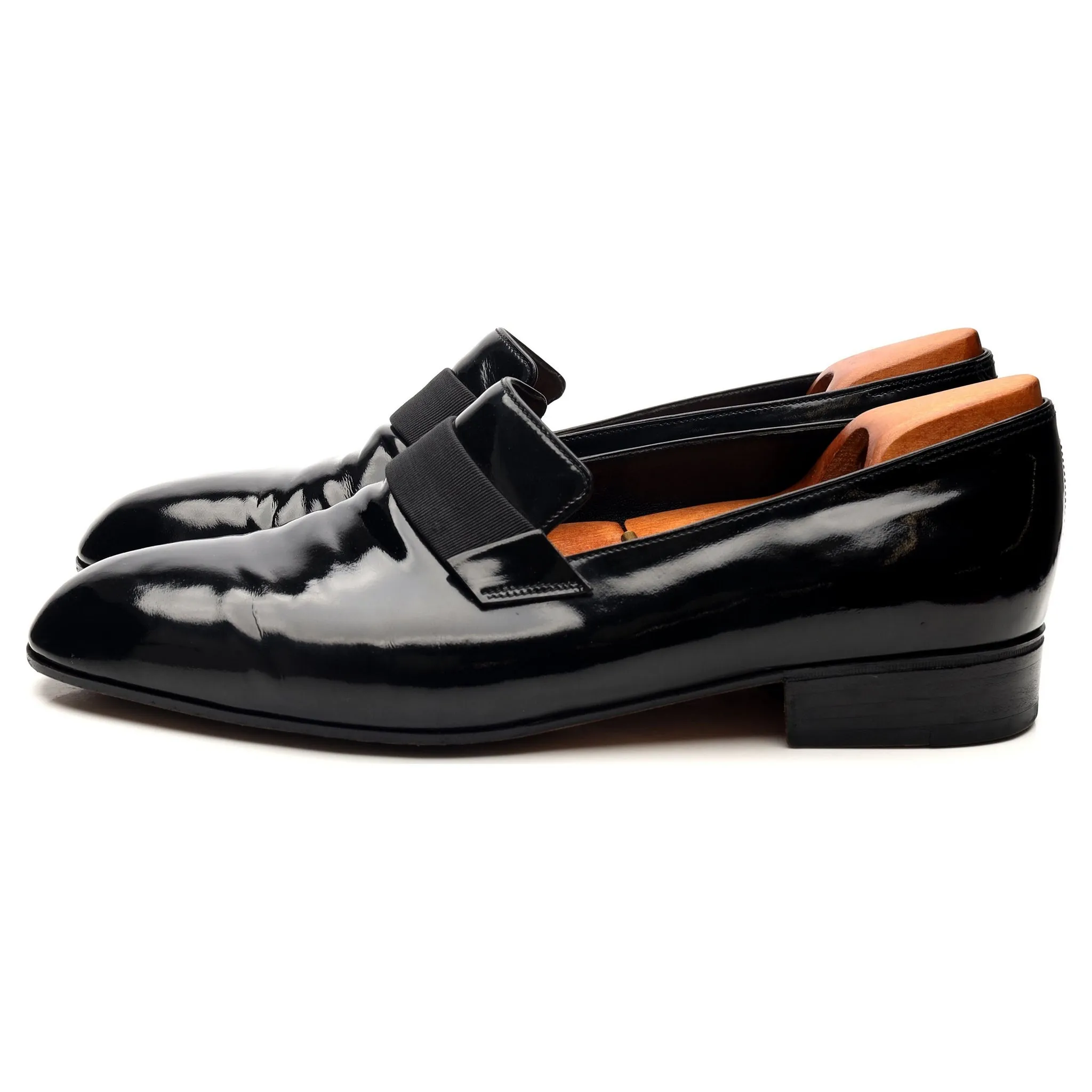 Bespoke Black Patent Leather Loafers UK 9.5 / UK 10