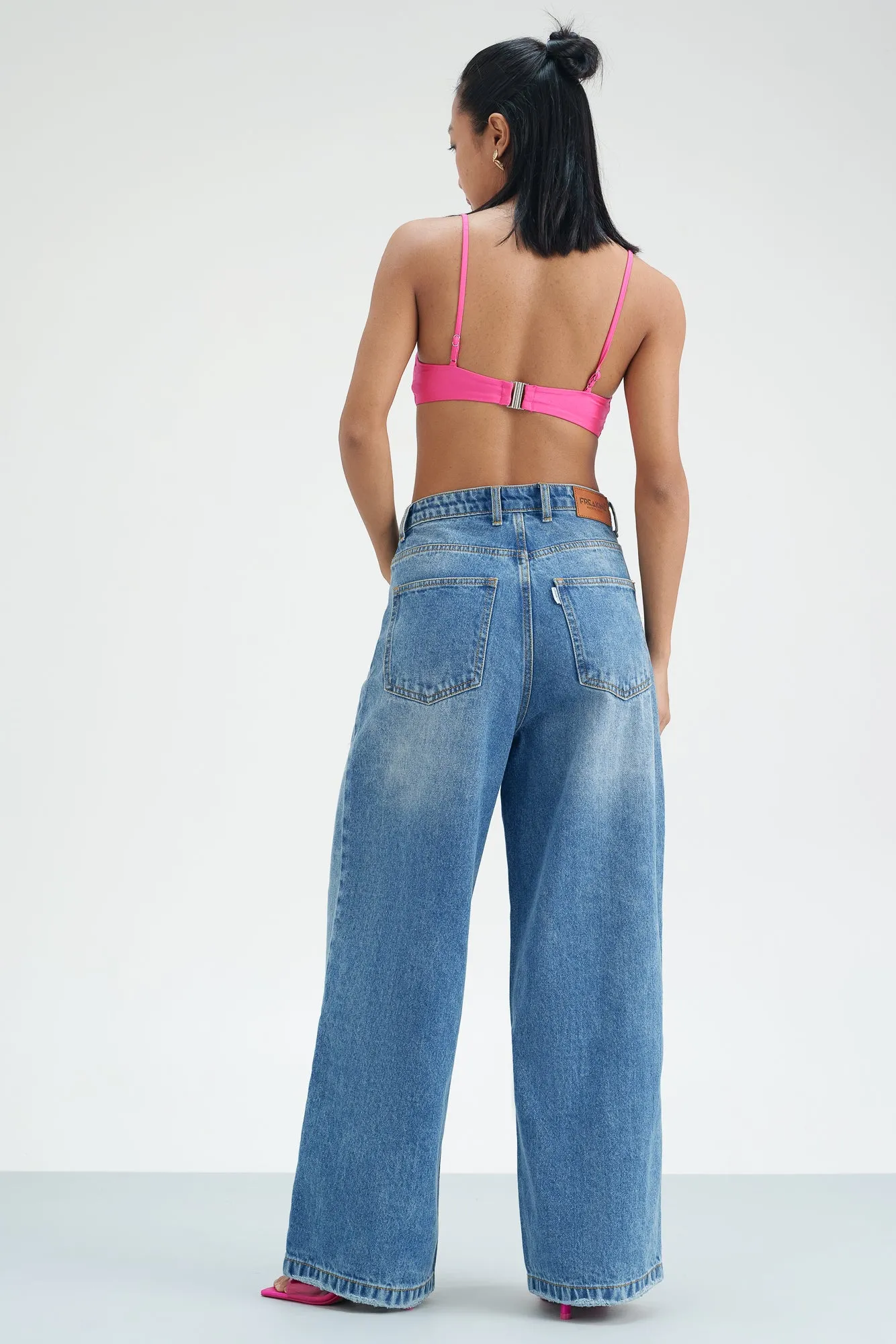 Blue Muse Wide Cropped Jeans