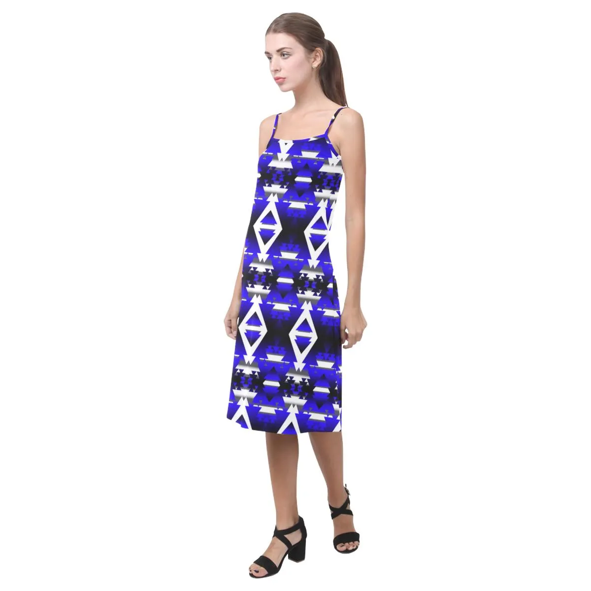 Blue Winter Camp Alcestis Slip Dress