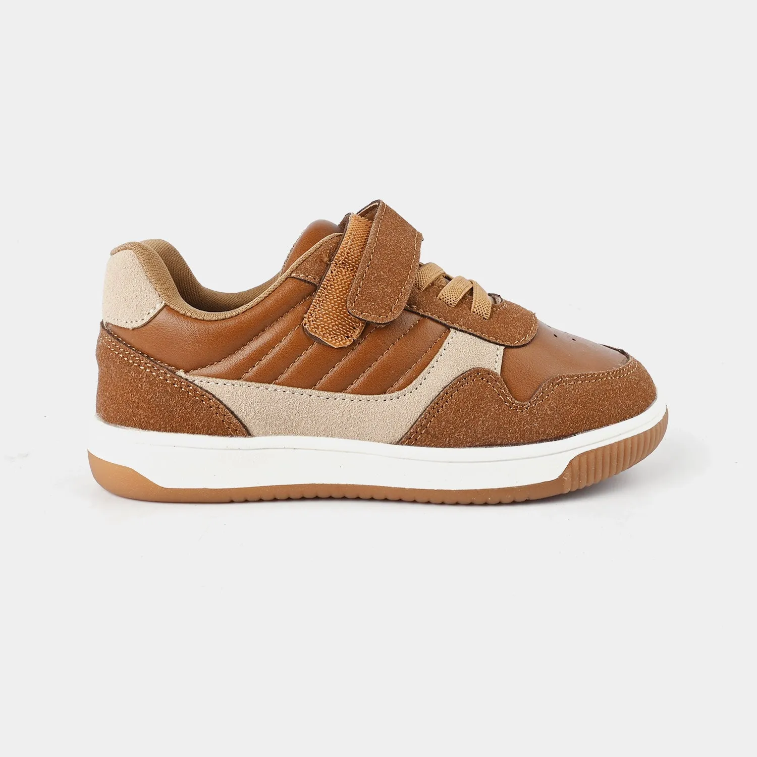 Boys Sneaker H619-D1-Camel/Beige