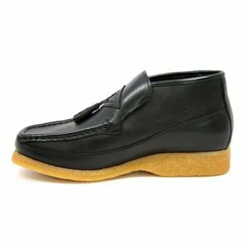 British Walkers Classic Men's Black Leather Slip On