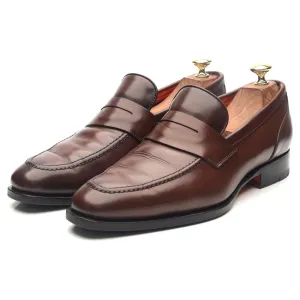 Brown Leather Loafers UK 7