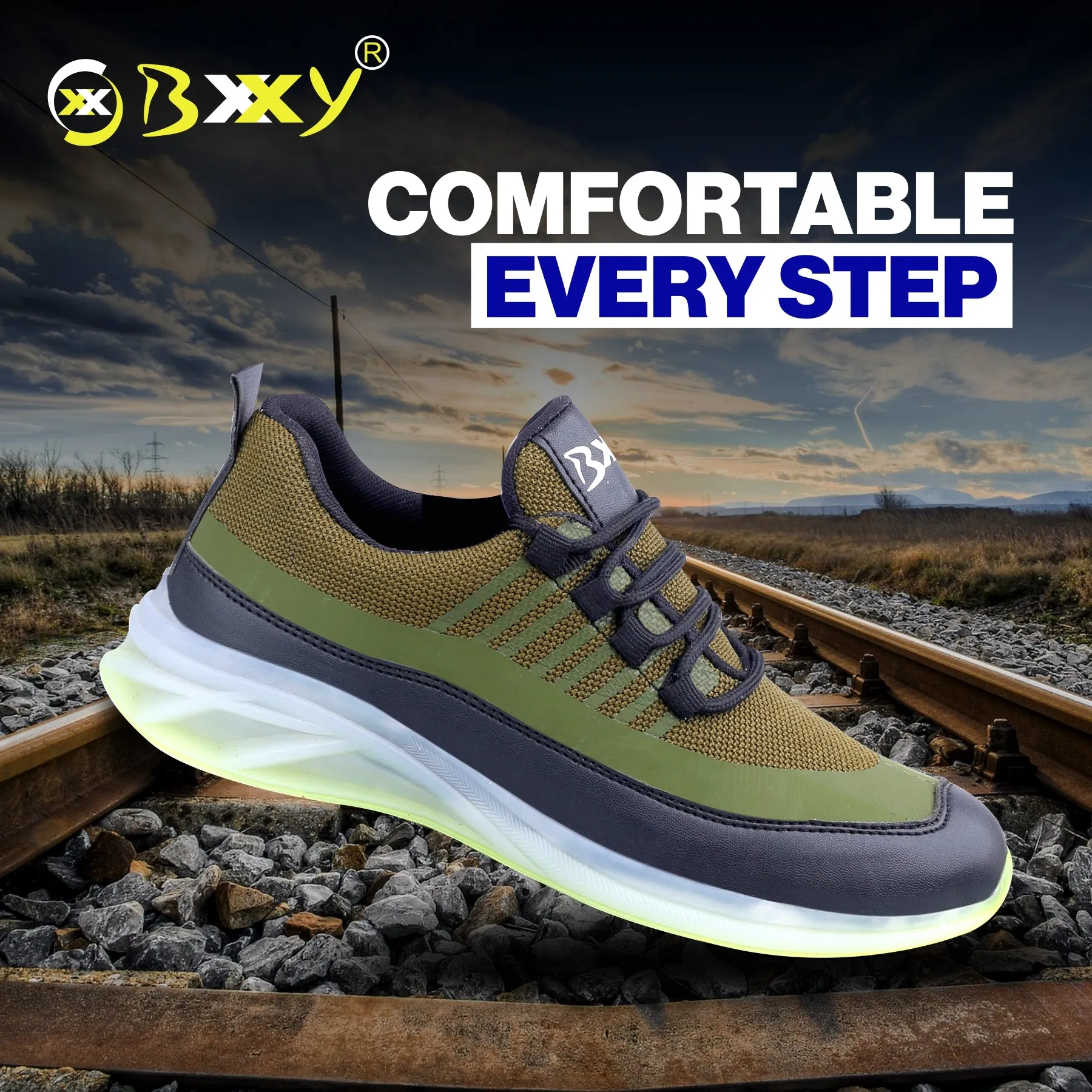 Bxxy's High-end Fashion Trendiest Casual Lace-up Shoes for Men