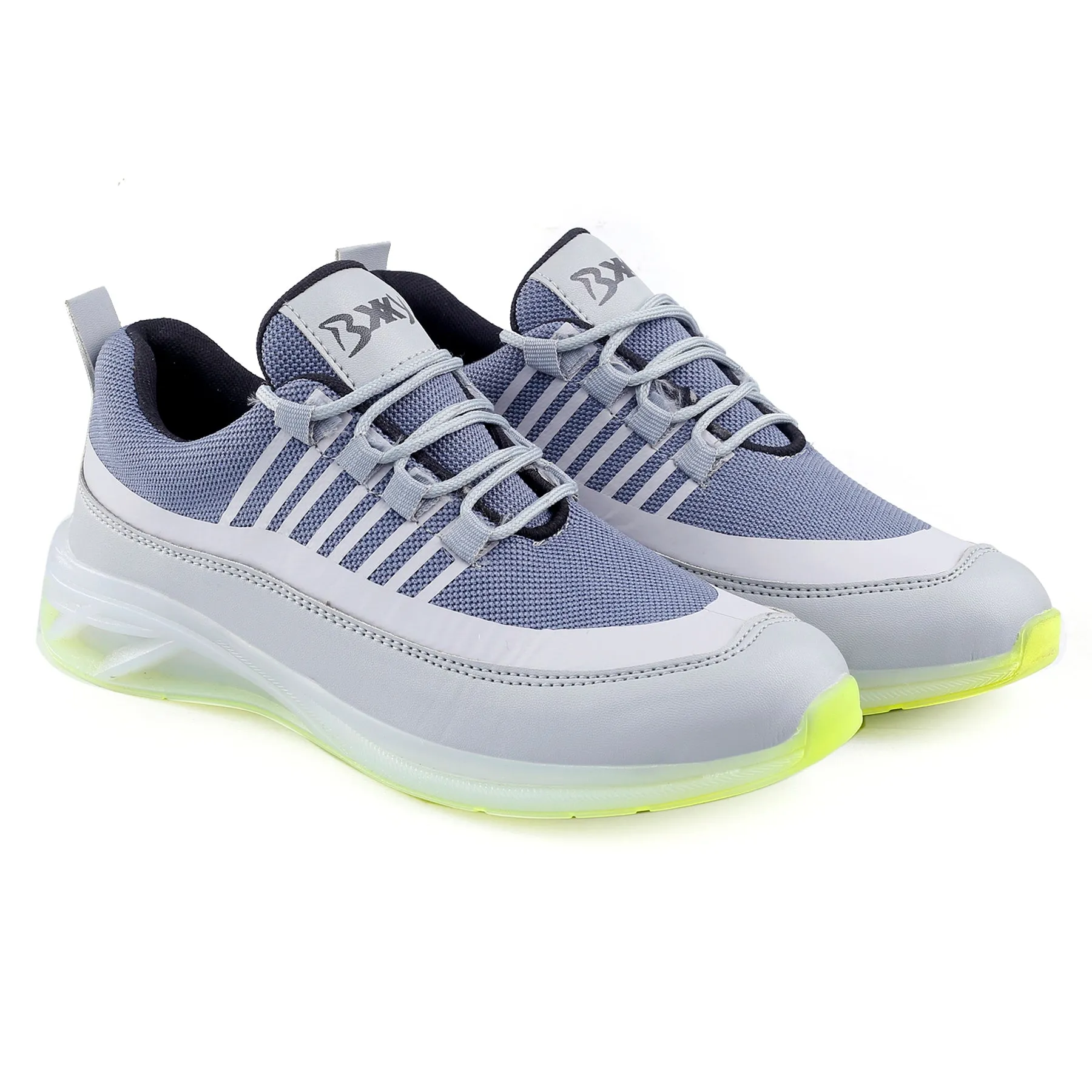 Bxxy's Multi Color Sports Shoes For Men On Transparent Sole