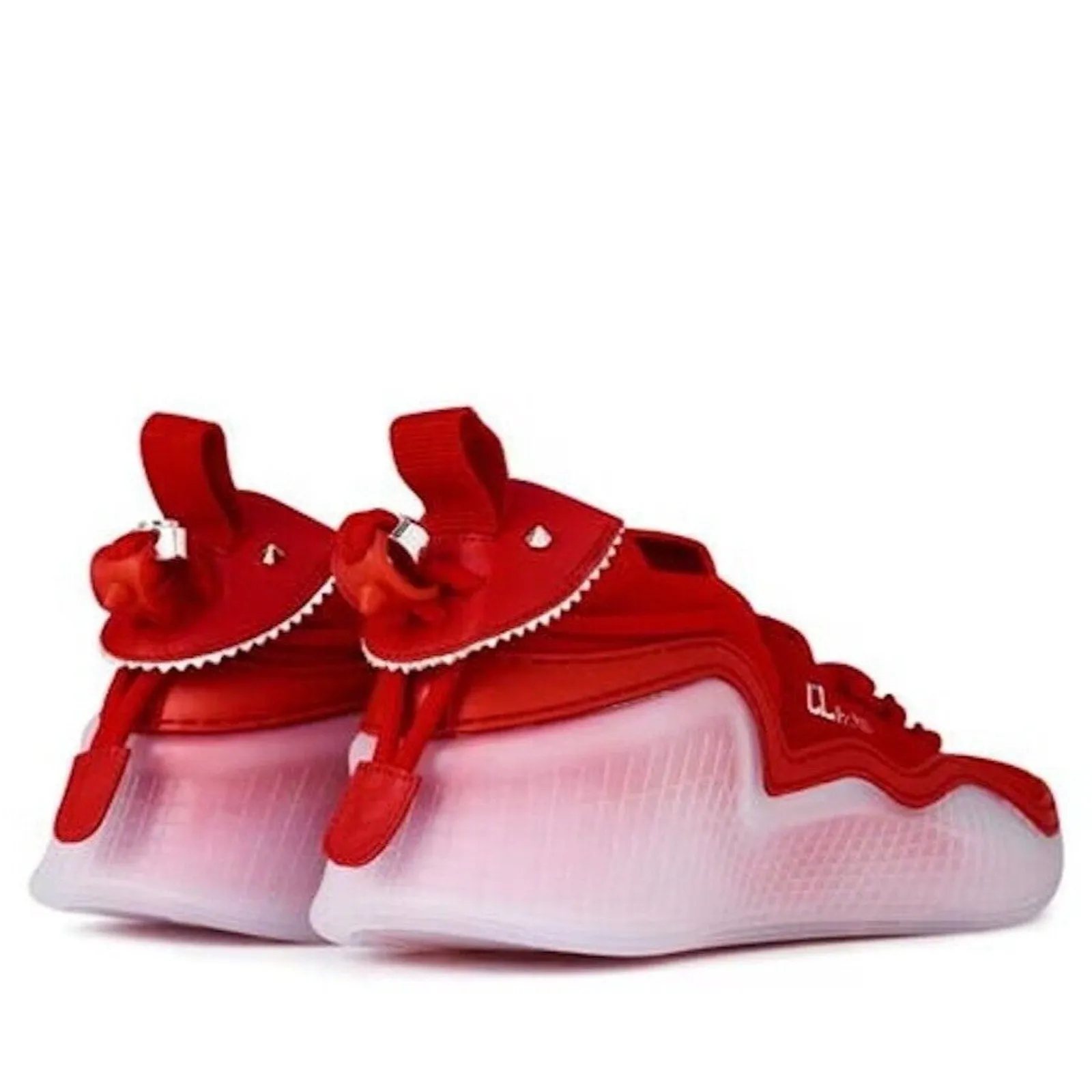 Christian Louboutin Arpoador Donna Flat Mesh & Suede Sneakers Red