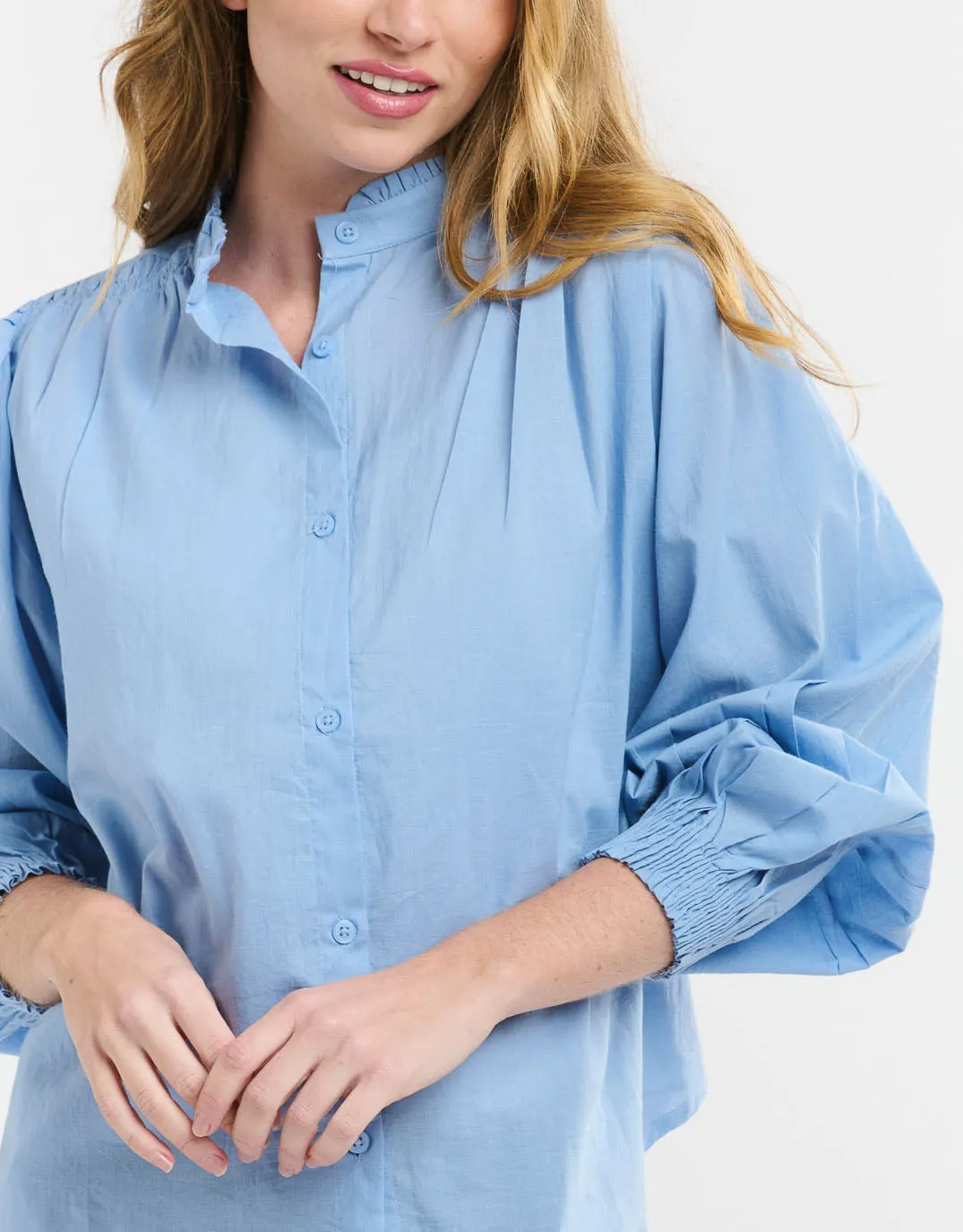 Clara Shirt - Sky Blue