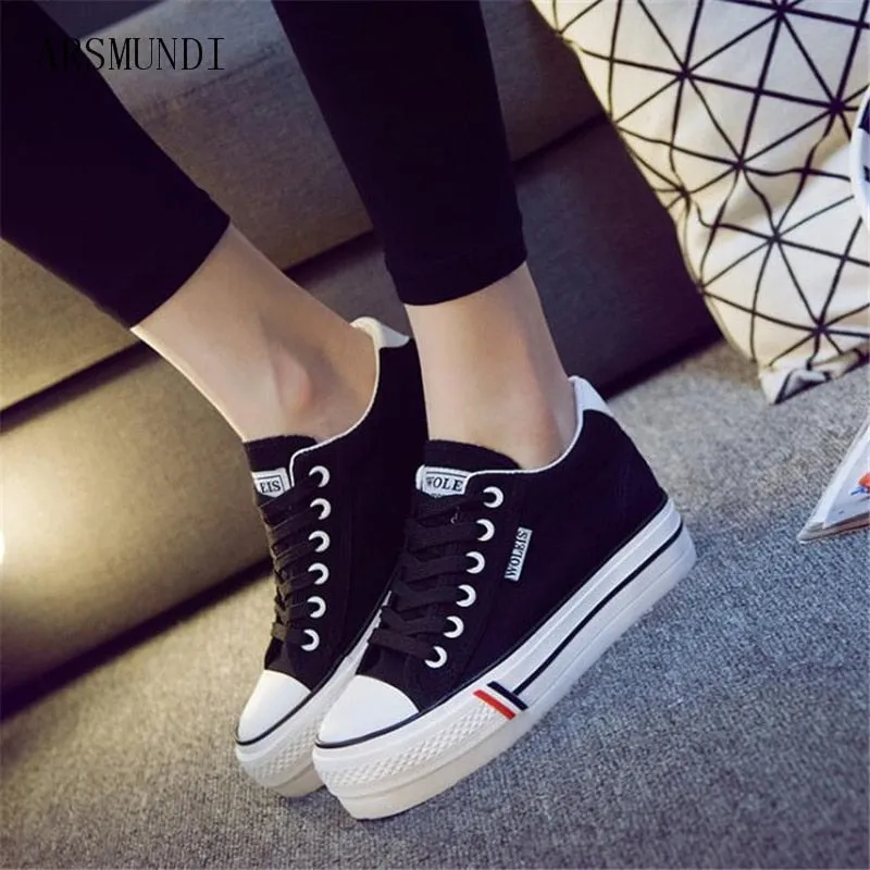 Classy Platform Canvas Sneaker