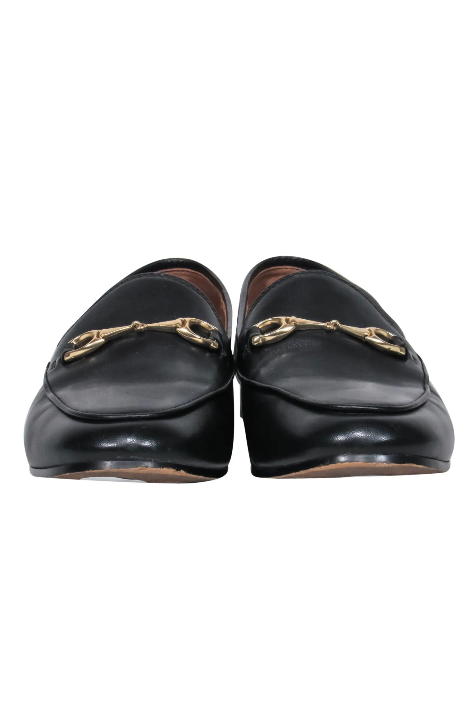 Coach - Black Leather Loafers w/ Horsebit Sz 6