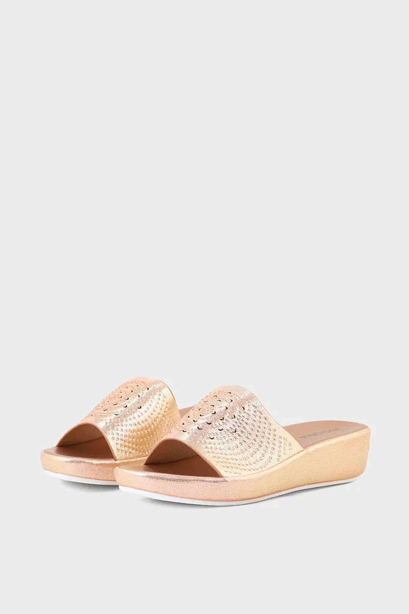 Comfort Slip On I38640-Champagne