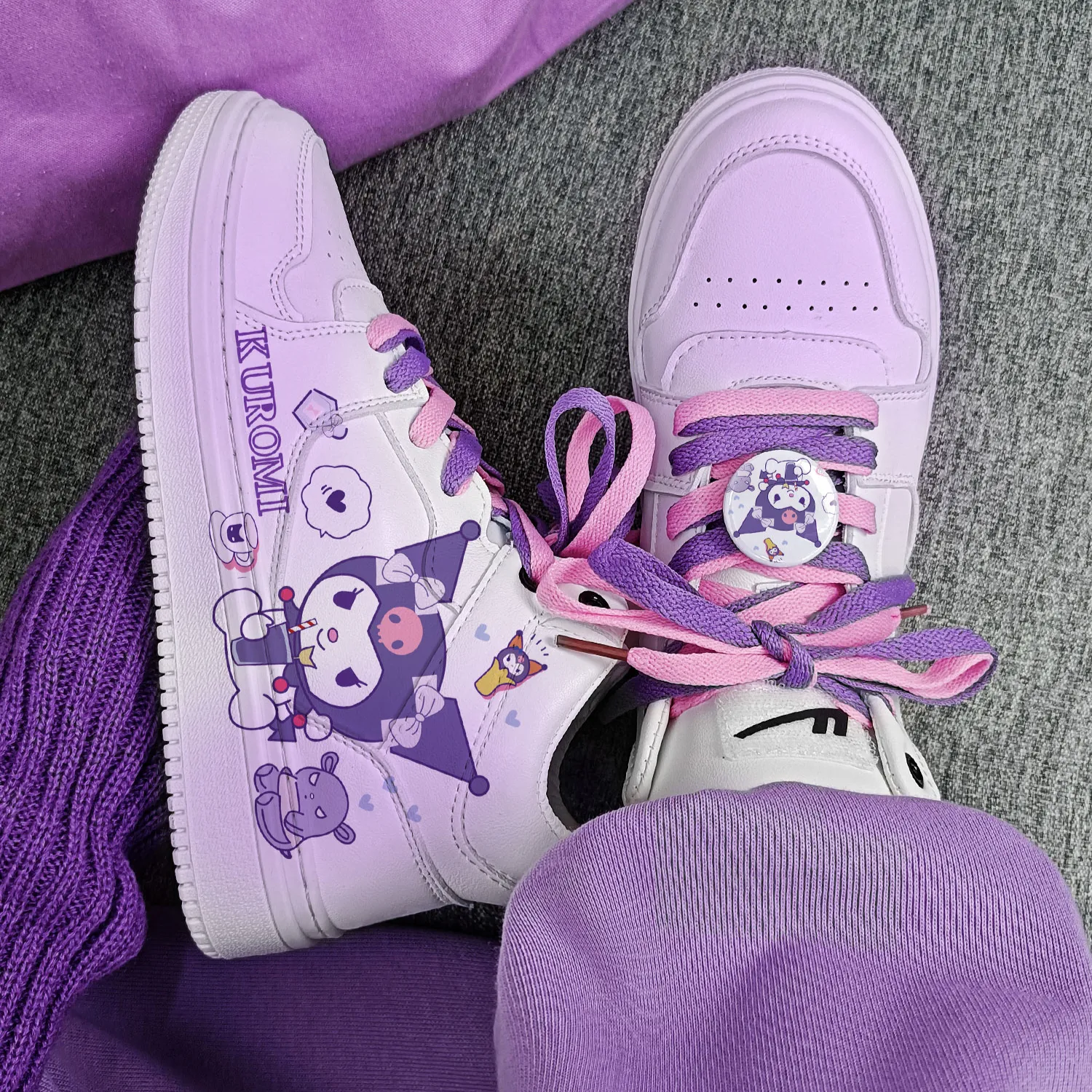 Cute Kawaii Kulomi High-top Comfortable Sneakers