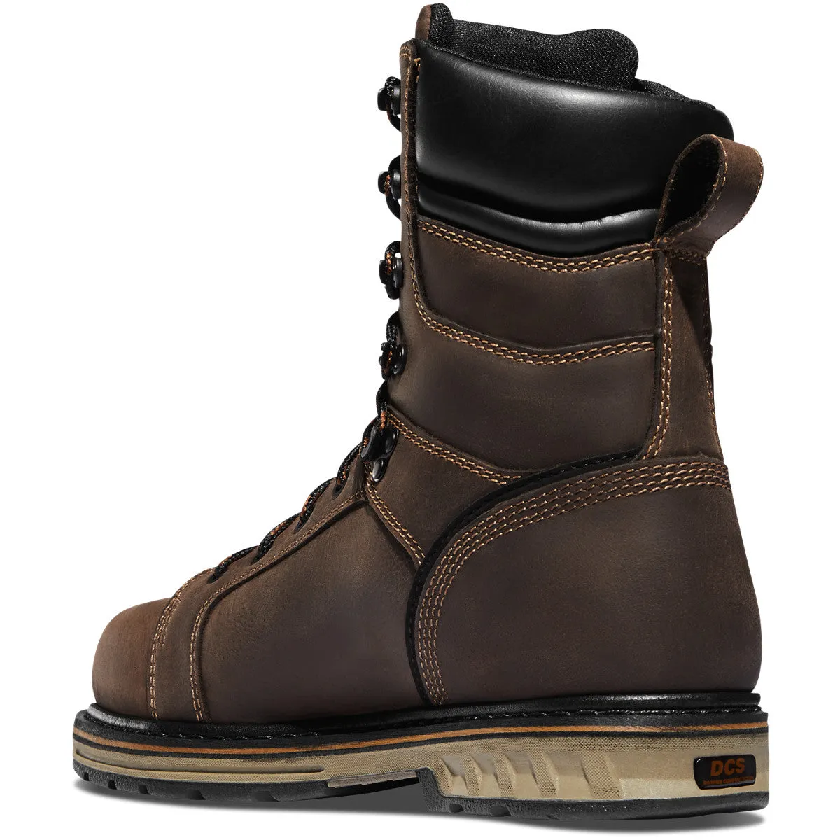 Danner Men's Steel Yard 8" Steel Toe WP Work Boot - Brown - 12534