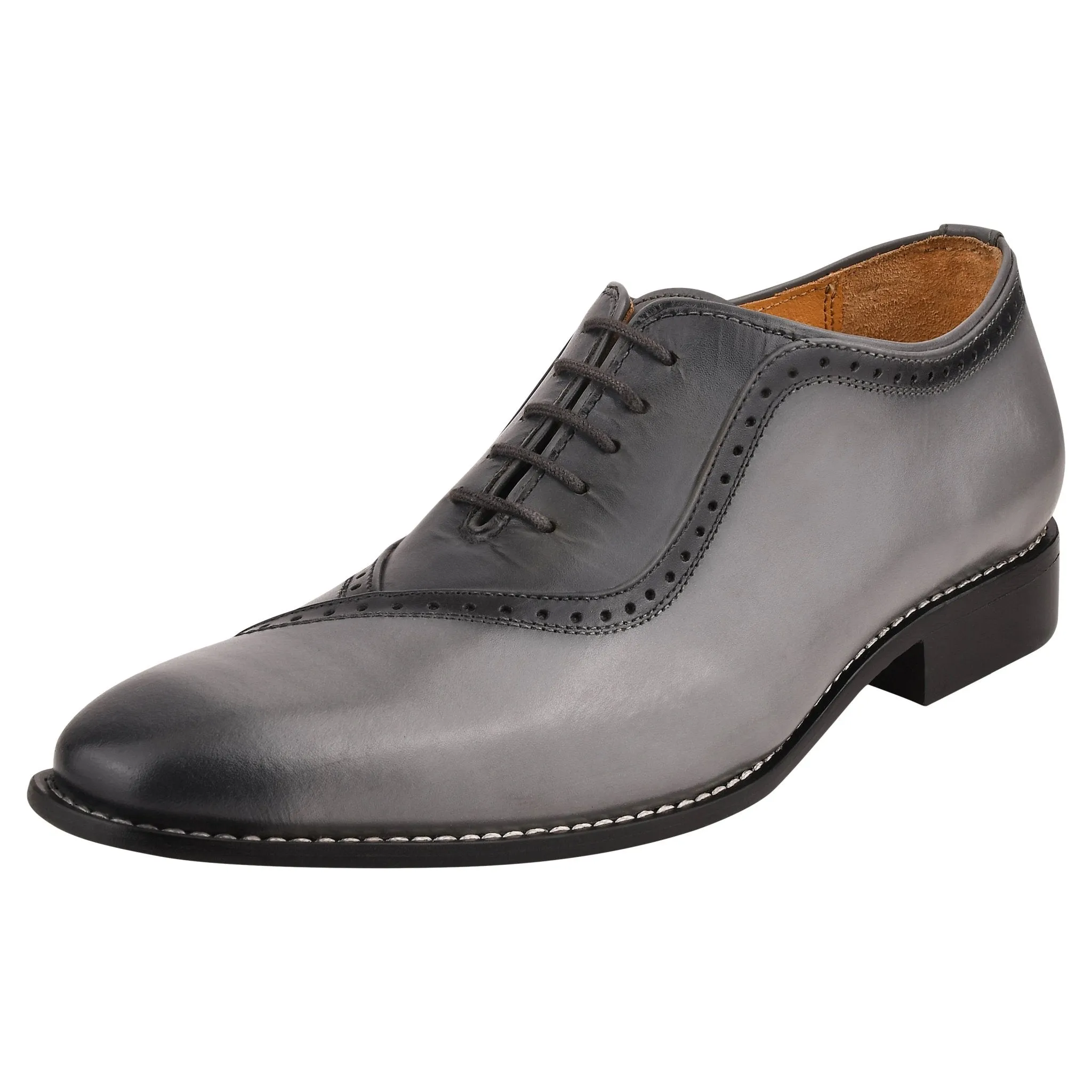 Debonair Genuine Leather Oxford Style Dress Shoes For Men