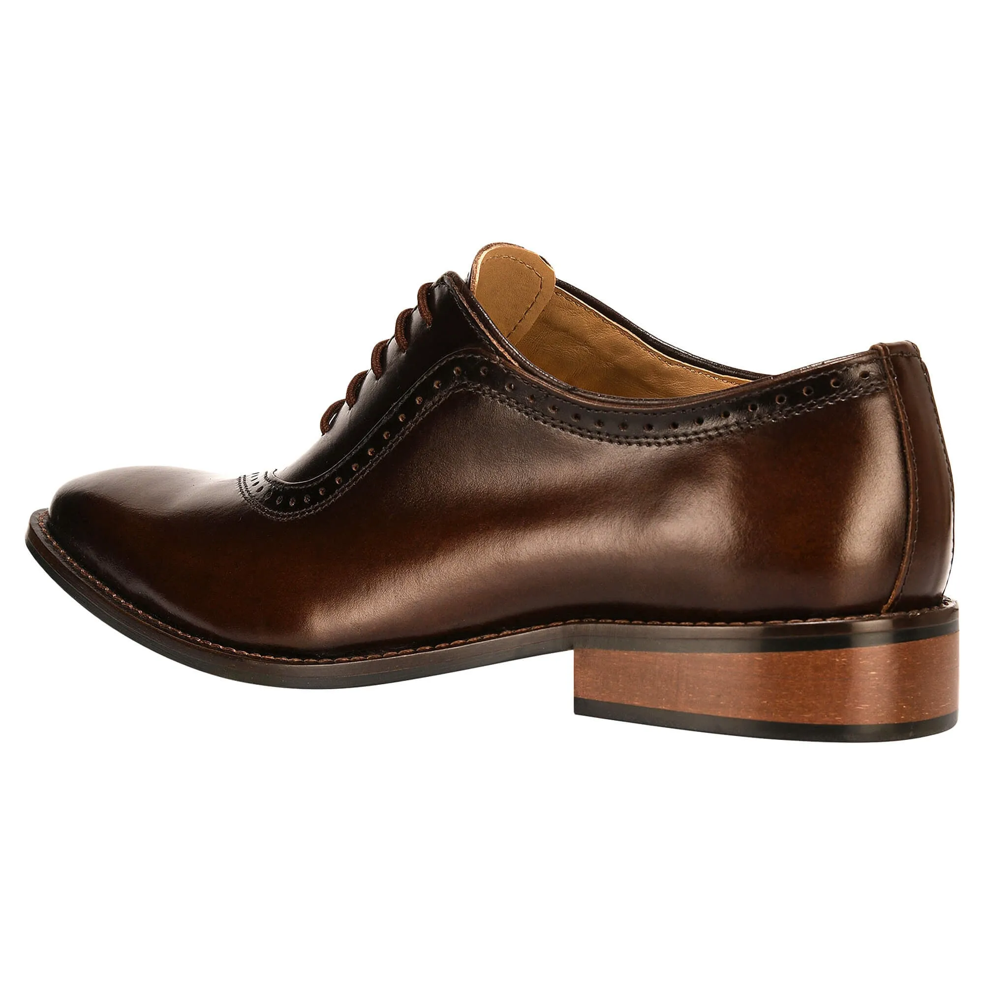 Debonair Genuine Leather Oxford Style Dress Shoes For Men