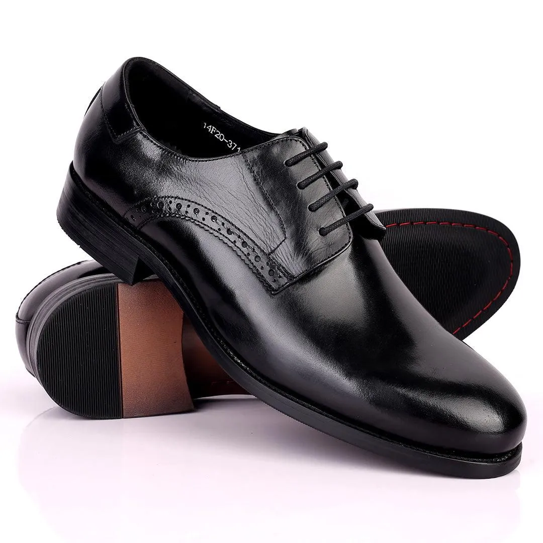 Dino Veratti Lace up Formal Superlative Shoe - Black