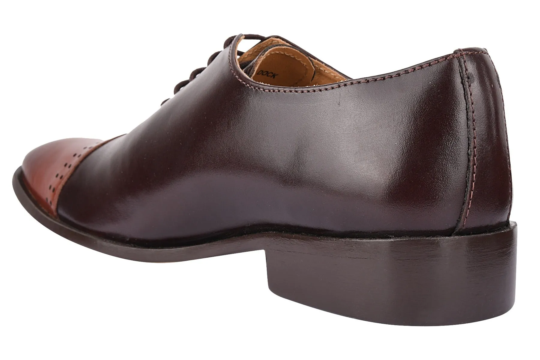 Dock Leather Oxford Style Dress Shoes