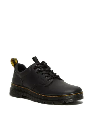 Dr Martens Men's Reeder Wyoming Leather Utility Shoes - Black