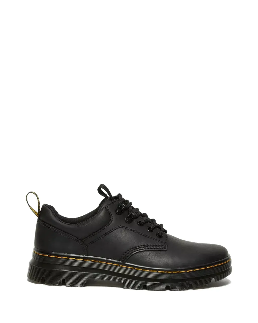 Dr Martens Men's Reeder Wyoming Leather Utility Shoes - Black