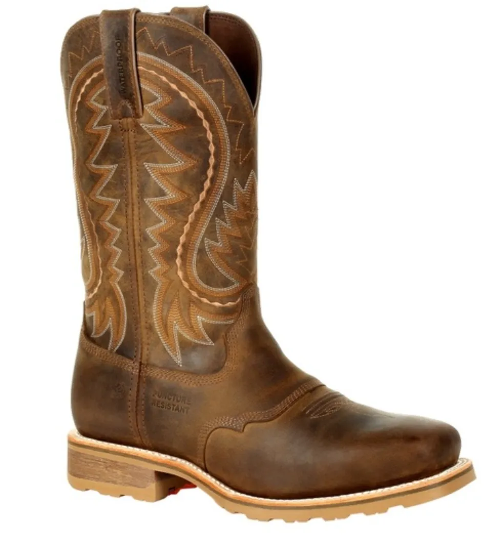 DURANGO MEN'S MAVERICK PRO STEEL TOE WATERPROOF WESTERN WORK BOOT- DDB0297