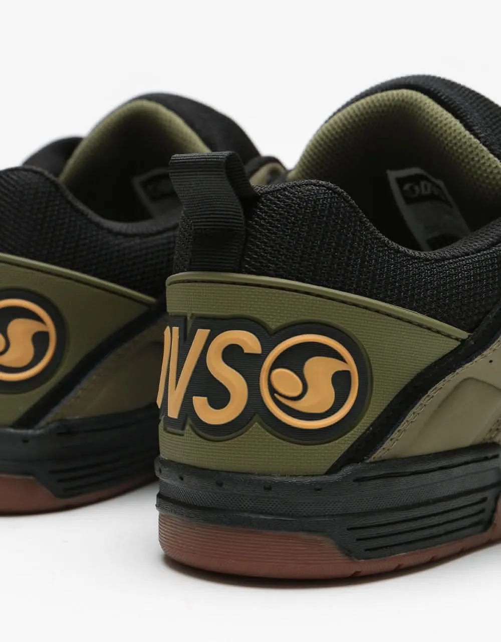 DVS Commanche Skate Shoes - Brindle Burnt Olive/Black Nubuck