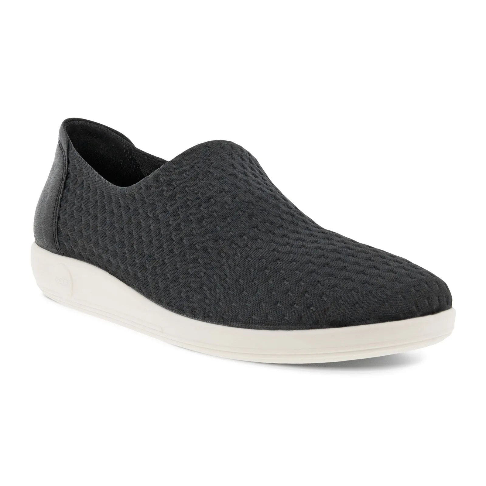 ECCO Soft 2.0 Slip On (Women) - Black/Black