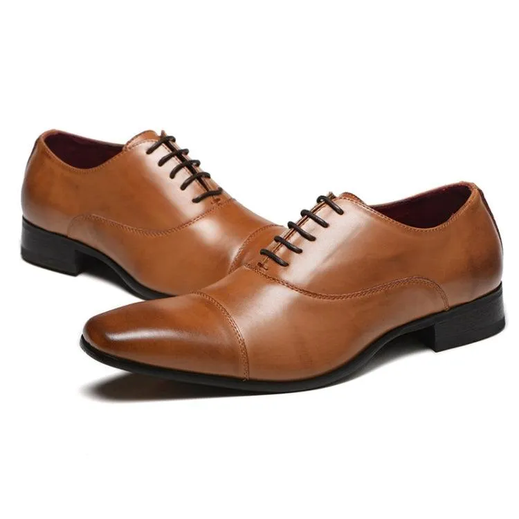 Elegant Leather Oxfords for Business and Formal Wear