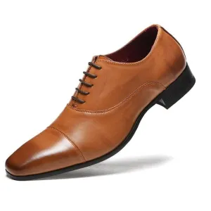 Elegant Leather Oxfords for Business and Formal Wear