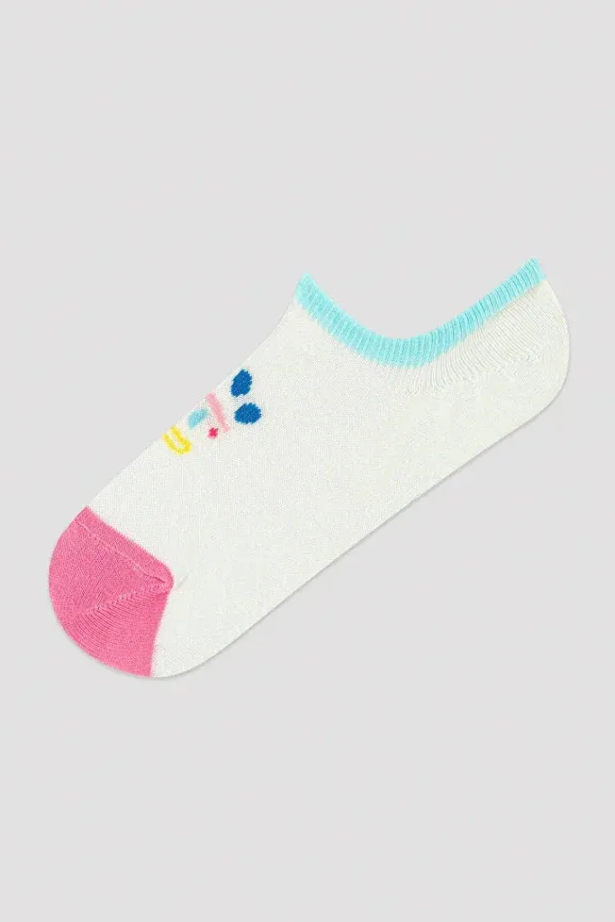 Elevate Your Look with Our Multicolor Patterned Sneaker Socks - Pop of Style and Comfort