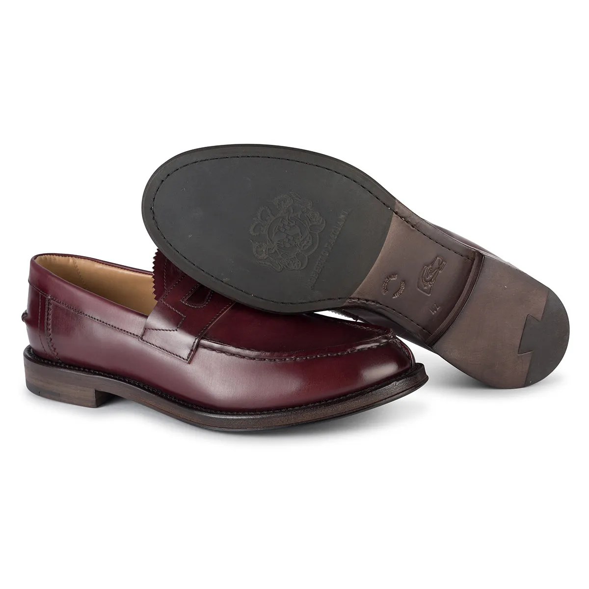 ETHAN 83016<br>Penny loafers burgundy