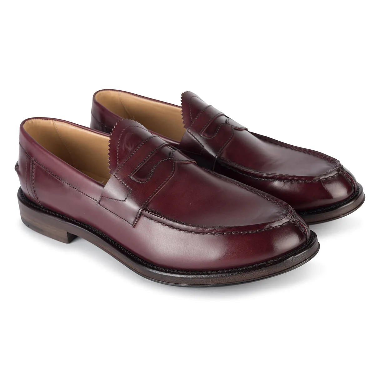 ETHAN 83016<br>Penny loafers burgundy