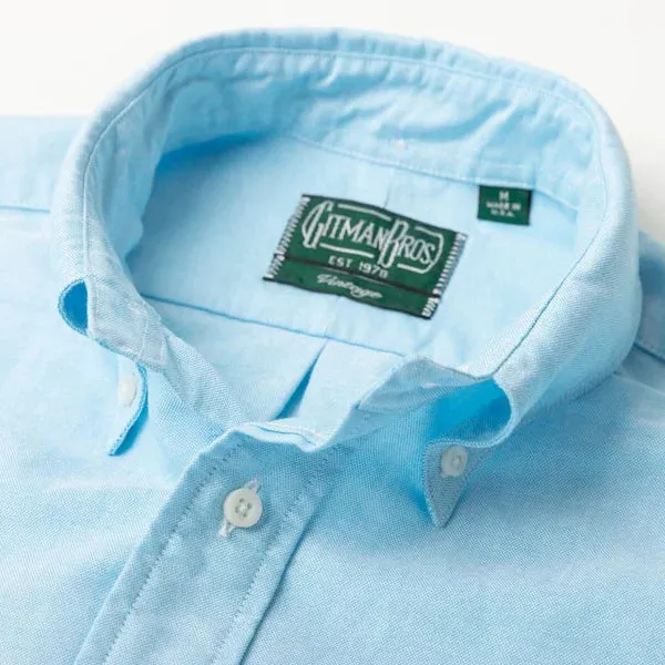 Gitman Vintage Sport Oxford Shirt in Teal