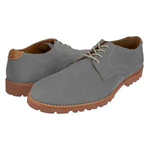 Haspel x T.B. Phelps Grey Otis Nubuc Sport Oxford