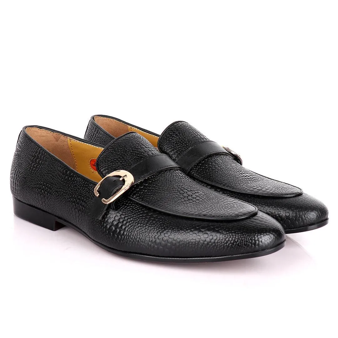 John Foster Croc Skin single Belt Designed  Loafers