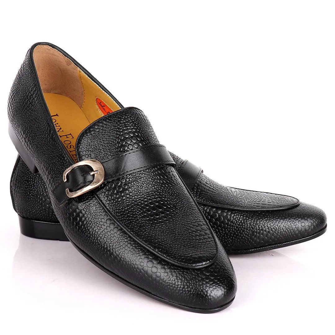 John Foster Croc Skin single Belt Designed  Loafers