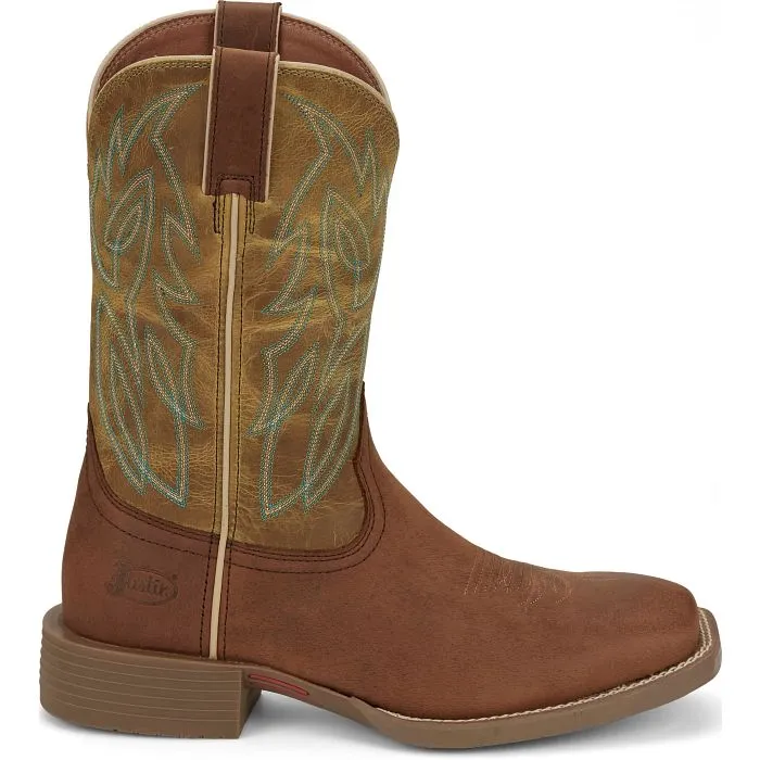 JUSTIN RUSH STAMPEDE CANTOR WESTERN WORK BOOT STYLE SE7515