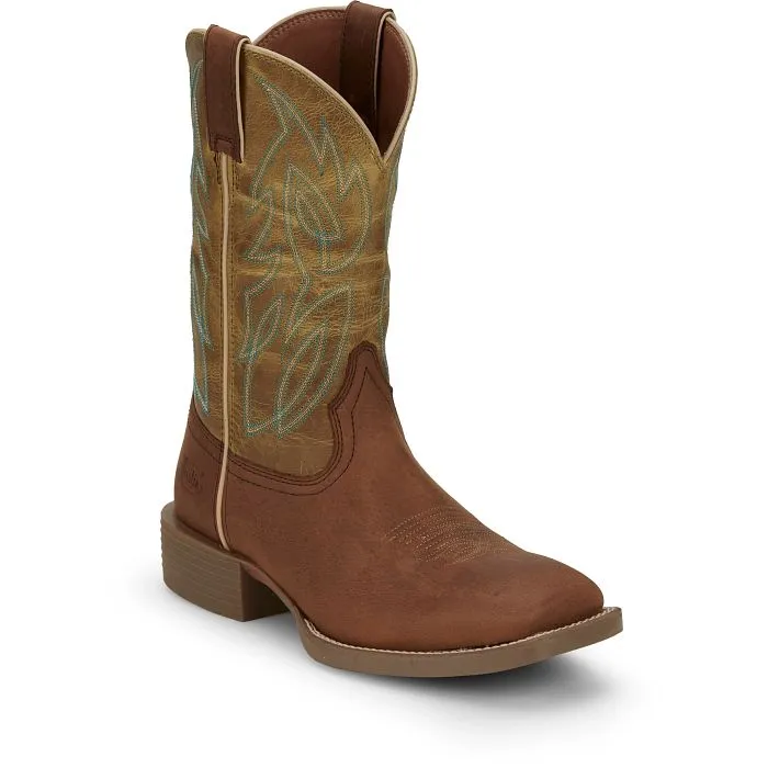 JUSTIN RUSH STAMPEDE CANTOR WESTERN WORK BOOT STYLE SE7515