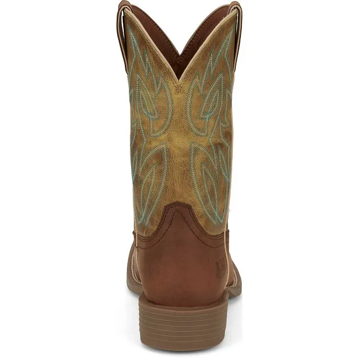 JUSTIN RUSH STAMPEDE CANTOR WESTERN WORK BOOT STYLE SE7515