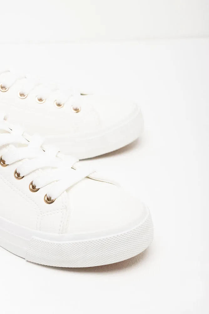 Lace Up Sneaker White