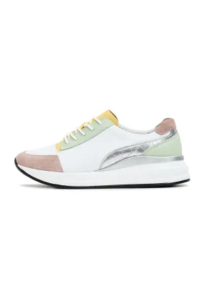 Leather Sneakers Eva - White