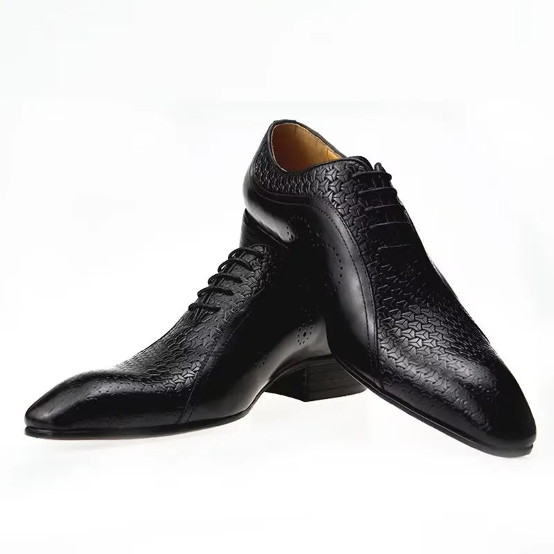 LuxeLeather Classy Wedding Brogues